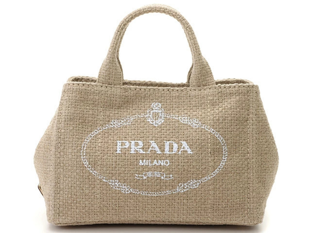 Prada Bag Handbag Shoulder Canapa CORDA LINO